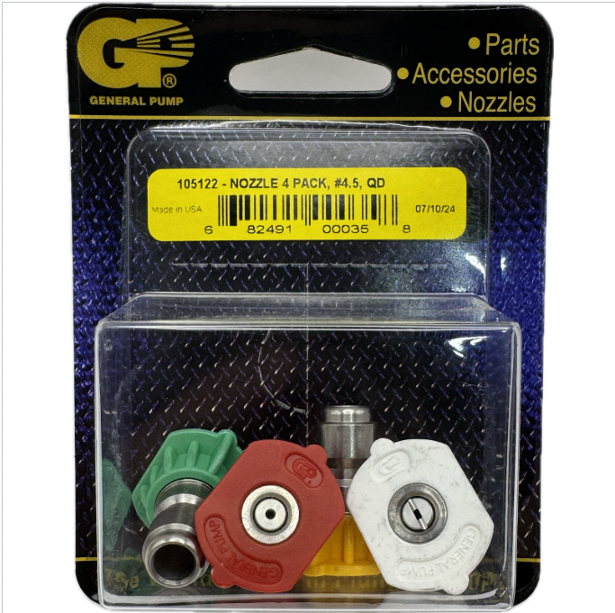 Pressure Washer Nozzle Tip Set - 4.5