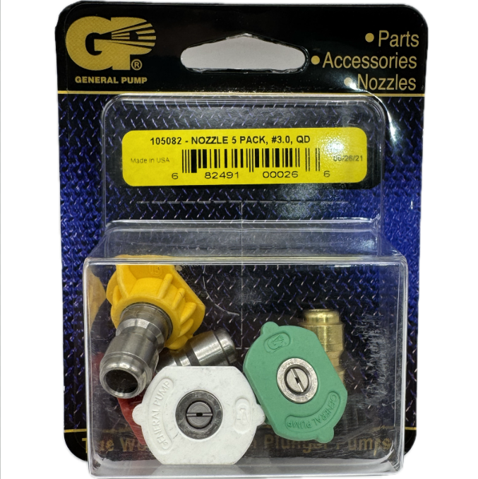 Pressure Washer Nozzle Tip Set - 3.0
